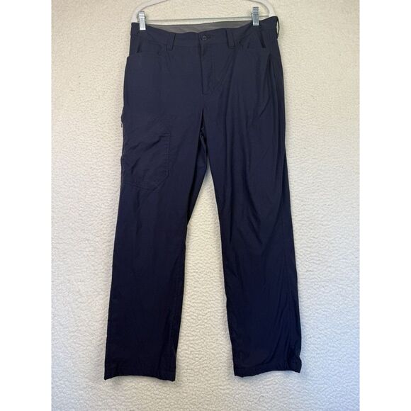 Eddie Bauer Pants Mens 34x30 Navy Fleece Lined Tech Outdoor‎ Hiking Fall 2022 - Picture 1 of 9